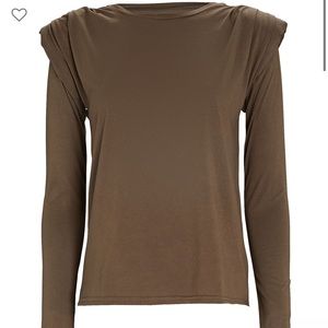 🔱 St. Roche
Padded Shoulder Cotton T-Shirt
Color: OLIVE/ARMY
Size: S